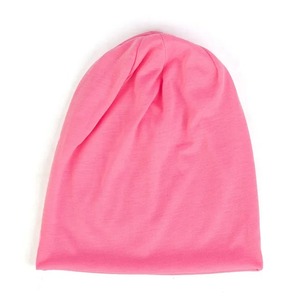 Bonnet unisexe décontracté couleur unie pour printemps-hiver avec option de logo personnalisé imprimé numériquement et élastique - Product Image 1