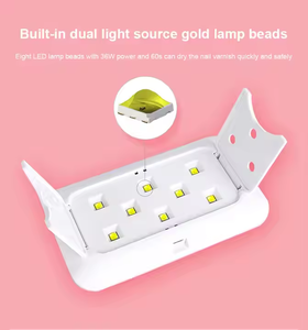 Lámpara de <span class=keywords><strong>Uñas</strong></span> UV de 6 Leds <span class=keywords><strong>Mini</strong></span> al por Mayor, Luz de Curado Portátil para Esmalte de <span class=keywords><strong>Uñas</strong></span> en Gel, Lámpara de <span class=keywords><strong>Uñas</strong></span> UV/LED Sun <span class=keywords><strong>Mini</strong></span> - Product Image 2