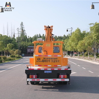 Nouvelle Plateforme de Travail Aérienne Automatique Diesel HEAVSTY à Bras Pliant en 3 Sections, Hauteur de Travail 13,2 m, Portée de Travail 2,65 m