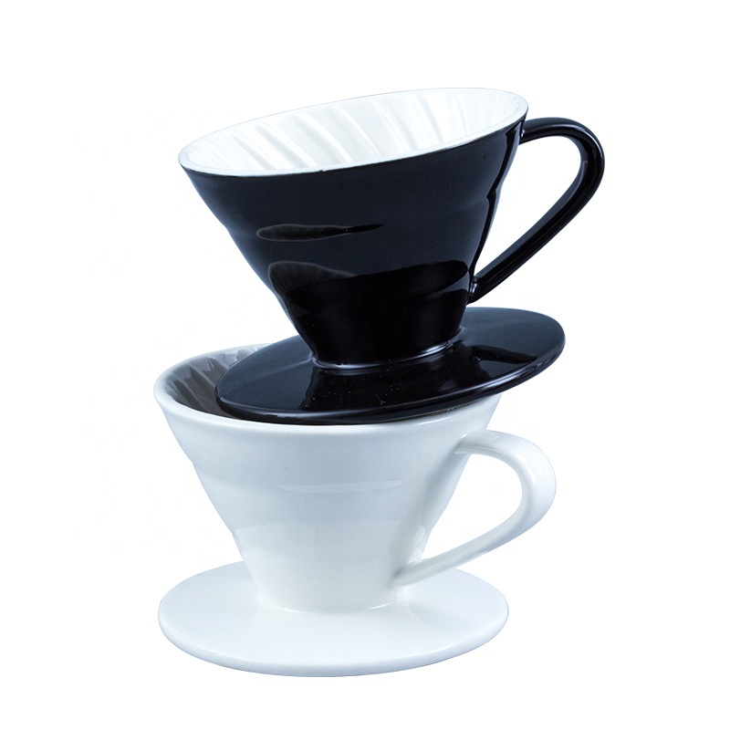 Высококачественные Аксессуары для пивоварения кофе, керамика в форме V60, фильтр для кофе, кружка, фильтр для кофе