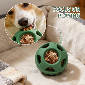 Wellfine Eco-Friendly Silicone <strong>Dog</strong> Chew <strong>Toy</strong> Ball Durable Freeze <strong>Treat</strong> Tray Dishwasher Safe Reusable Lick Tray - Product Image 3