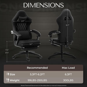 Gratis OEM ODM Zwarte Volledig Gewatteerde Nieuwe Kantoor Gaming Stoel Goedkope Sportieve Rolbare Commerciële Kwaliteit Verstelbare Videogame Stoel - Product Image 6