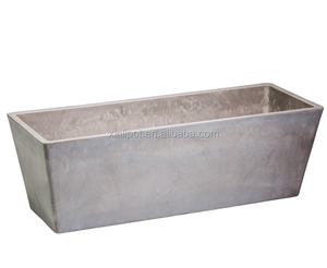 <span class=keywords><strong>Maceta</strong></span> de plástico <span class=keywords><strong>Rectangular</strong></span> larga personalizada de fábrica, macetas para jardín, muebles grandes para exteriores - Product Image 1