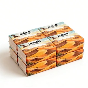 UNISOFT OEM Mouchoirs jetables en gros Marque privée Doux et respectueux de la peau 100% pâte de bois vierge 5 plis - Product Image 3