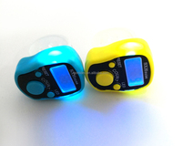 Compteur manuel durable à LED, compteur de doigts, compteur de tasbih manuel avec rappel sonore de 100 claquements pour la prière musulmane