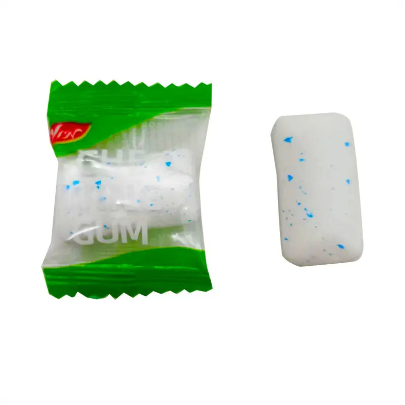 Gum Factories Custom Mint Fruit Flavor Individual Wrapped Chewing Gum