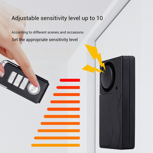 2 trong 1 cửa chào mừng Chime Chuông cửa báo động chống trộm 105dB cửa từ xa hệ thống báo động cửa nhỏ cửa sổ báo động với điều khiển từ xa - Product Image 3