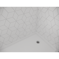 Panneau mural de douche en marbre de culture à motif d'étoiles de haute qualité Panneau arrière de douche en marbre de culture 96 ''x 60''
