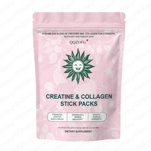 Private Label Ondersteuning Kracht <span class=keywords><strong>Creapure</strong></span> Creatine Monohydraat Morikol Collageen Creatine & Collageen Stick Packs Voor Vrouw - Product Image 1