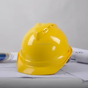 プロの工場調整可能なABSシェルセーフハードハット建物建設産業エンジニア安全ヘルメットロゴ付き