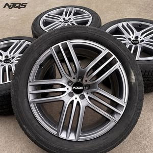 NJQS Hochwertige 21 Zoll 5x112 5-Loch 10J 11J Gunmetal Grau Maschinell Bearbeitete Einteilige Aluminium-Pkw-Felge für Mercedes-Benz - Product Image 2