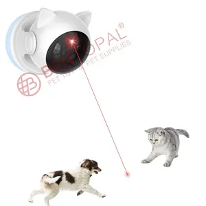 Brinquedo interativo com ponteiro a laser para animais de estimação, brinquedo seguro com luz automática para exercício de animais de estimação 2022