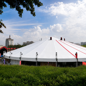 Bâche de protection personnalisée en PVC imperméable pour scène, avec structure en acier, pour événements extérieurs, résistante à la pluie et aux UV, toutes saisons, 2,6 m x 5 m - Product Image 1