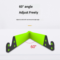 Support de téléphone mini en forme de V, pliable, réglable, idéal pour une utilisation sur le bureau, portable, adapté aux autres téléphones, tablettes, support triangulaire
