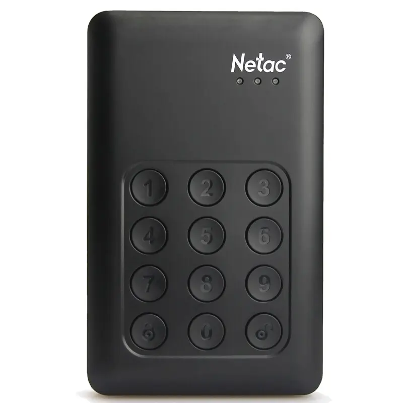 Netac K390 500G 1T 2T Hdd Bảo Mật Khóa Kỹ Thuật Số Mã Hóa Trạng Thái Rắn Ổ Cứng Di Động USB3.0 SSD