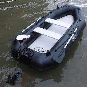 1.2mm Thickness Inflatable Boat with Air Deck Outboards Motor Holder Set Professional Fishing Boat Anti-collision Canoeing Set