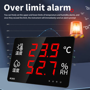 औद्योगिक तापमान और आर्द्रता मीटर डिजिटल डिटेक्शन का उपयोग ग्रीनहाउस स्विमिंग पूल बाहरी मॉनिटर - Product Image 5