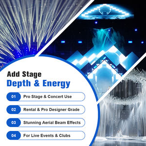 Projecteur LED professionnel de scène <span class=keywords><strong>300W</strong></span> 8000K DMX512, projecteurs mobiles d'extérieur avec 13 gobos en verre haute précision - Product Image 5