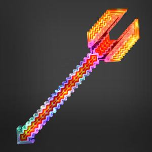 Nouveau jouet sabre laser pour enfants célèbre sur Internet - Épée laser lumineuse à double tête, silencieuse et cool pour les garçons, jouet couteau de jeu <span class=keywords><strong>Minecraft</strong></span> - Product Image 1