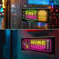 Panneau LED programmable personnalisable 16x32 Bluetooth APP Control Scrolling LED Car Sign Pre-Made Animations Flexible LED Matrix
