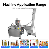 Machine d'insertion de joints multi-têtes OEM/ODM pour la pose de doublures de bouchons en aluminium et en plastique sur ligne d'assemblage