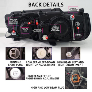 ไฟหน้า LED รุ่นใหม่สำหรับ Skyline 5th Gen R34 GTR ปี 1999-2007 ไฟหน้า 99-02 2003-2007 ENR34 BNR34 HR34 ER34 GT-T ผลิตภัณฑ์ Spe - Product Image 2