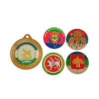 Médaille de sport personnalisée Médaille vierge Toute compétition Marathon Football Basketball Badminton Boxe Coupe en métal Médaille