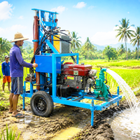 Offre Spéciale – Petite Foreuse Hydraulique à Moteur Diesel CE pour Puits d'Eau, Équipement de Forage Mobile Facilement Transportable avec Trépan PDC pour Roches