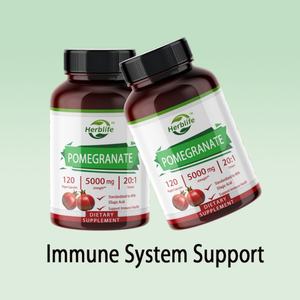 Cápsulas de Extracto de Granada OEM / ODM |   Sin OMG (120 Porciones Cada Una), Apoyo Antioxidante, Apoyo Inmunológico - Product Image 3