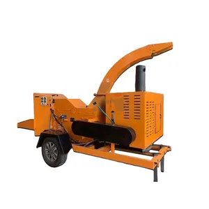 Máquina trituradora astilladora de madera profesional, astilladora trituradora de madera de rama de árbol potente
