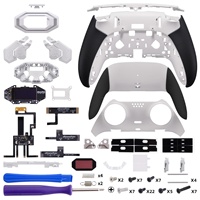 Kit de remappage EXtremeRate BEYOND avec manettes ergonomiques redessinées et écran OLED, en caoutchouc blanc et noir, pour PS5 Edge