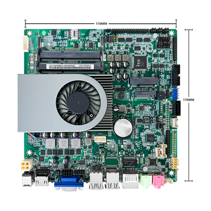 Carte mère HISWISER ITX intégrée avec processeur <span class=keywords><strong>Intel</strong></span> <span class=keywords><strong>Core</strong></span> <span class=keywords><strong>I5</strong></span> <span class=keywords><strong>6200U</strong></span>, prend en charge 2 x DDR3 MAX 32 Go, SSD M.2 NvMe SATA, ordinateur de bureau - Product Image 3