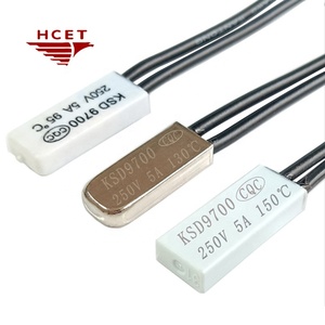 "HCET <span class=keywords><strong>5A</strong></span> 250V AC 90 ° Interruptor de temperatura Sobrecarga Termostato bimetálico de corte térmico para balastos" - Product Image 5