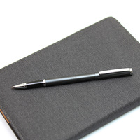 Stylo gel en métal avec logo personnalisable stylo à bille de marque promotionnel de haute qualité 0.5mm noir bleu recharge stylos à encre gel