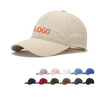 Gorras de Béisbol de Secado Rápido con Logotipo Personalizado al por Mayor, Gorras de Malla Modernas de Verano, Sombreros de Protección Solar para Exteriores de Alta Calidad