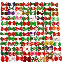 Noeuds pour chien personnalisés, assortiment de Noël (Père Noël, Bonhomme de neige), accessoires pour animaux de compagnie pour petits chiens, vente en gros