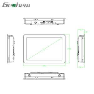 <span class=keywords><strong>12</strong></span> 15 19 21 inch bảng điều khiển công nghiệp PC Bảng điều khiển phía trước máy tính bảng màn hình cảm ứng IP65 67 không thấm nước chống sốc màn hình cảm ứng <span class=keywords><strong>Linux</strong></span> Win10 - Product Image 4