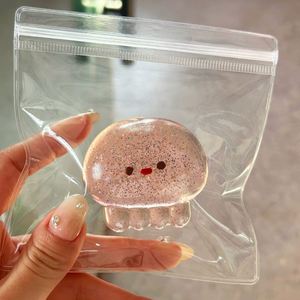 Juguete Sensorial Personalizado - Medusa Transparente de Gelatina, Sonoro y Blandito, de Rebote Lento, Alivia el Estrés para Niños - Juguete Mochi - Product Image 3