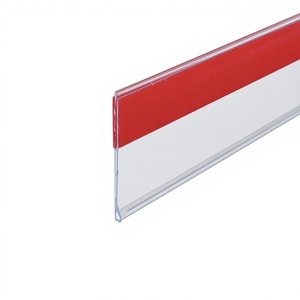 Porte-étiquettes adhésifs pour mémos, cartes nominatives, bandes de données, rail de scanner, étiquettes de rayon et cadres de signalisation pour supermarchés - Product Image 1