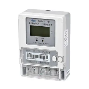 WIFI tek fazlı LCD ekran sistemi ile akıllı süspansiyon elektrik alt/güç ölçer kiralama daire 220V DDSY1877