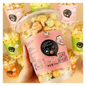 popcornDelicious cereal snacks three kinds of flavor popcorn various packages of rice krispie/popcorn