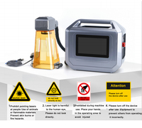Nouvelle machine de marquage laser à fibre portable 20W 30W 50W avec support CNC AI, imprimante de gravure laser