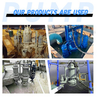Pompes de dragage de sable DEHUIKE 300m3/H 45kw, grande capacité, faible bruit, pompes centrifuges verticales submersibles pour boues