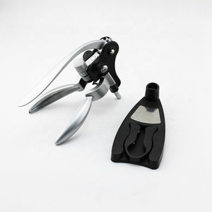 Kit d'ouverture de bouteille de vin avec coupe-feuille et spirale Extra, ouvre-bouteille de vin, en acier inoxydable - Product Image 4