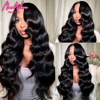 Pelucas de Cabello Humano Virgen Indio Largo Rojizo con Encaje Frontal y Pelo de Bebé, Peluca Completa sin Pegamento Transparente HD 13X4
