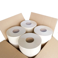 Papier toilette en rouleau standard, grand, doux, bon marché, en bambou, 2 plis, résistant