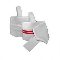 Genouillère de sport en néoprène avec bandage élastique auto-adhésif enveloppant, antidérapant, pour fitness, squat et compression du mollet