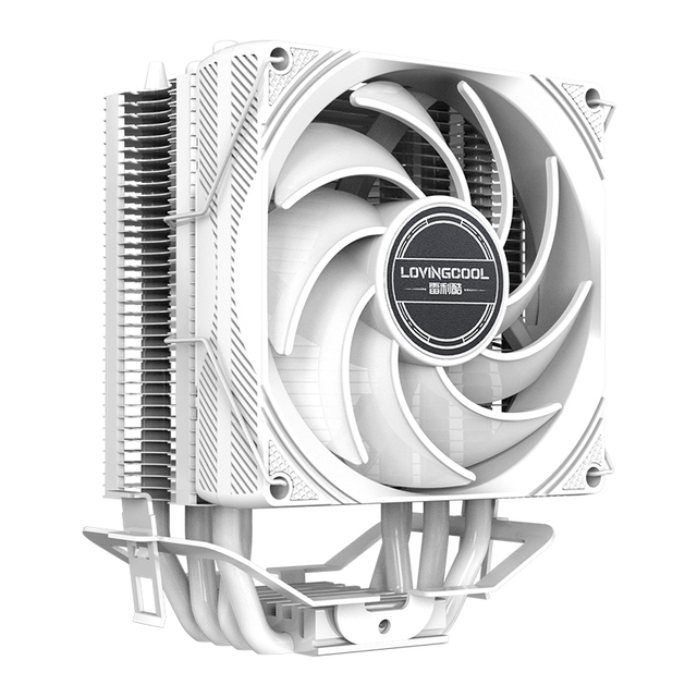 Lovingcool RGB Aluminum CPU Heat Sink 4 Copper Pipe Zipper Fin Air Dissipation Radiator Fans Heatsink Cooling Application