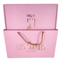 Cajas y Bolsas de Embalaje de Cartón Corrugado para Envíos Postales de Ropa Interior Rosa Personalizada de Lujo