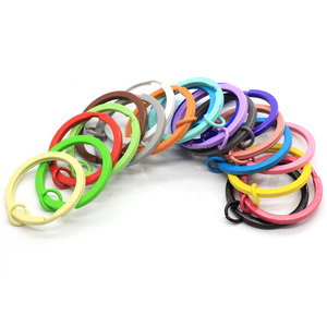 Haute Qualité Couleur Plaqué Porte-clés Anneau <span class=keywords><strong>30MM</strong></span> 100 Pièces Porte-clés Fabrication De Bijoux BRICOLAGE Accessoires Pièces Porte-clés Porte-clés - Product Image 4